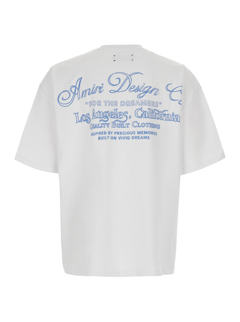 White Crew Neck T-Shirt 2