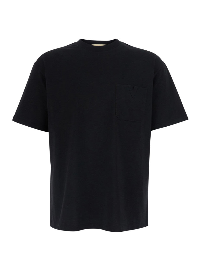 Black Crew Neck T-Shirt 1