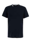 Navy Blue Solid T-Shirt 1