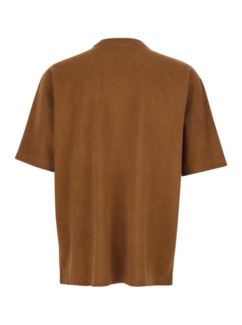 Brown Crew Neck T-Shirt 2