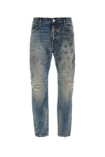 Blue Mid Rise Jeans 1