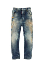 Blue Mid Rise Jeans 1