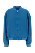 Blue Mock Collar Jacket 1