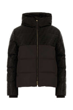 Brown Logo Hood Jacket 1
