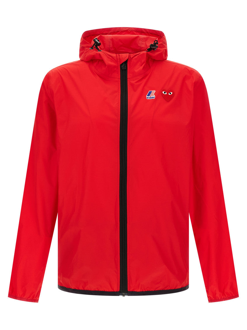 Red Logo Hood Jacket 1