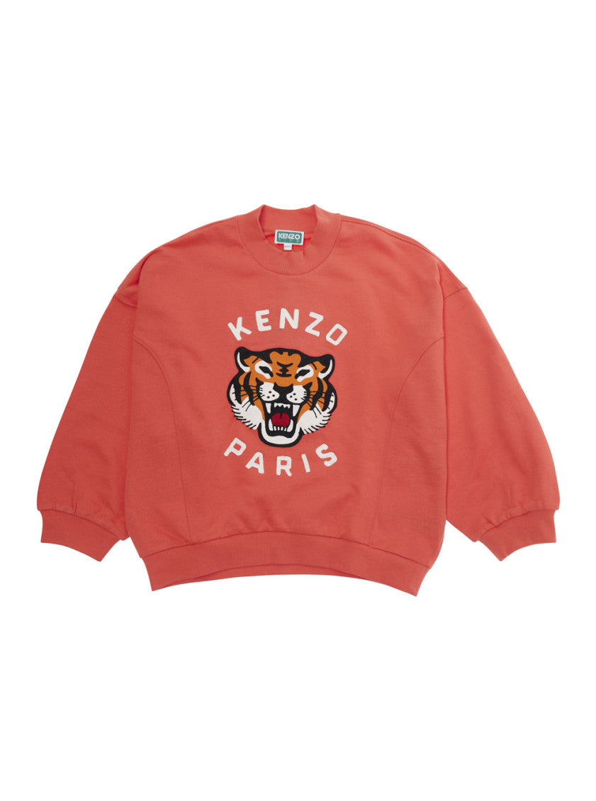 Boys Red Printed Sweatshirt 1