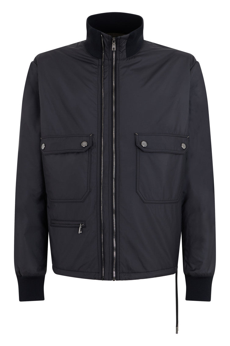Black Regular Bomber Jacket 1