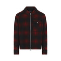 Red Checked Shirt Jacket 1