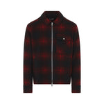 Red Checked Shirt Jacket 1