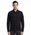 Black Zip Up Overshirt 1