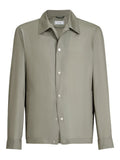 Green Shirt Collar Jacket 1
