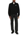 Black Half Zip Sweatshirt 1