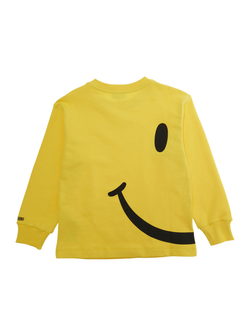 Boys Yellow Printed Sweatshirt 2
