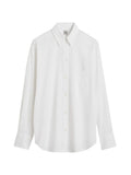 White Regular Solid Shirt 1