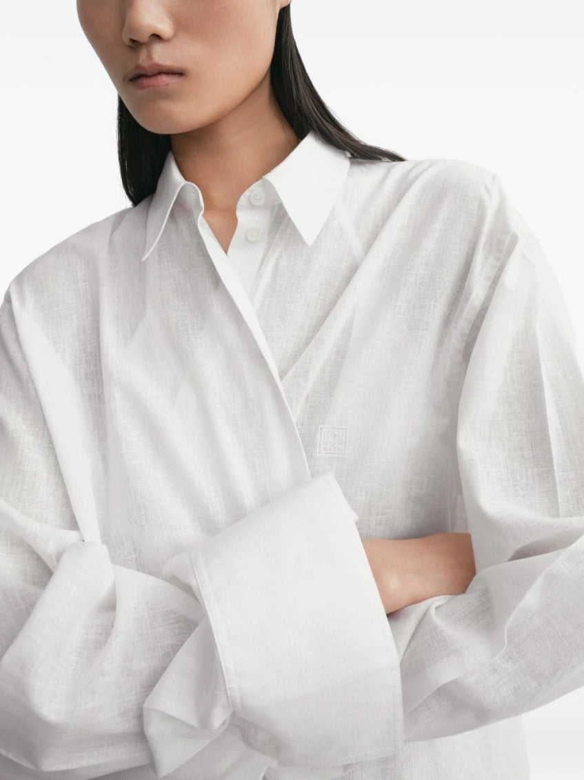 White Regular Solid Shirt 2
