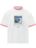 White Graphic Crew Neck T-Shirt 1