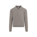 Taupe Full Sleeves Polo 1
