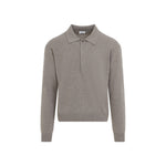 Taupe Full Sleeves Polo 1