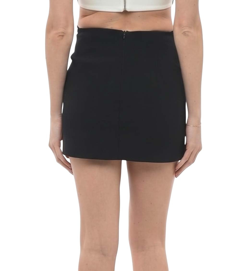 Black Embellished Mini Skirt 2