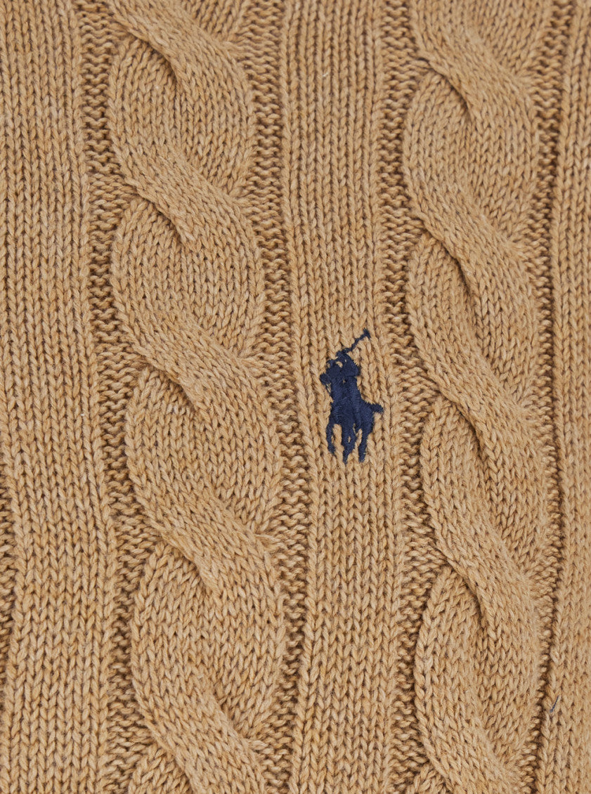 Brown Knitted Logo Sweater 3