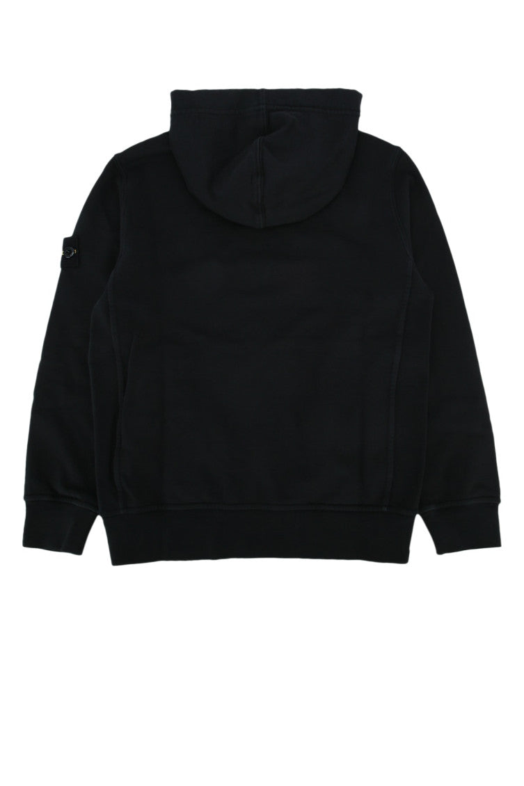 Kids Black Cotton Hoodie 2