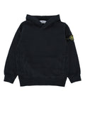 Boys Black Cotton Hoodie 1