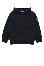 Boys Black Cotton Hoodie 1