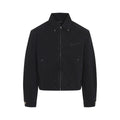 Black Logo Denim Jacket 1