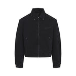 Black Logo Denim Jacket 1