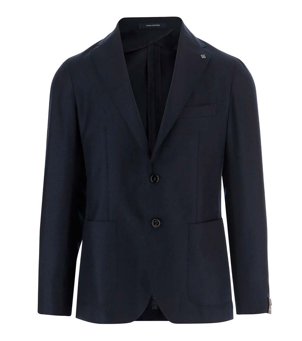 Dark Navy Single Breasted Blazer 1