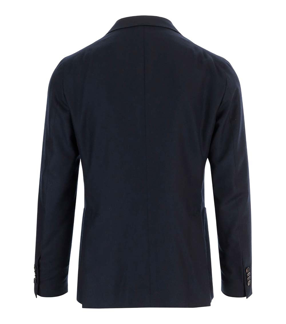 Dark Navy Single Breasted Blazer 2