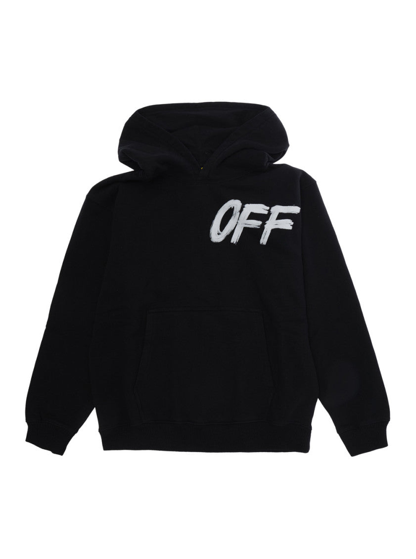 Kids Black Logo Hoodie 1