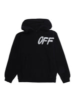 Kids Black Logo Hoodie 1