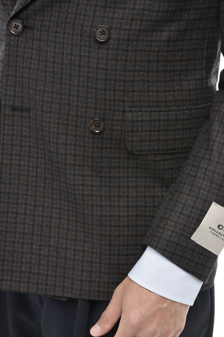 Brown Double Breasted Blazer 3