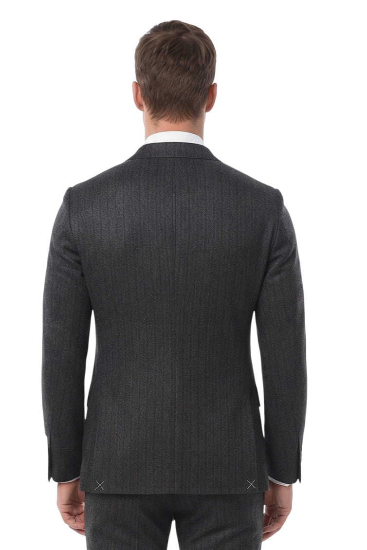 Dark Grey Tailored Blazer 2
