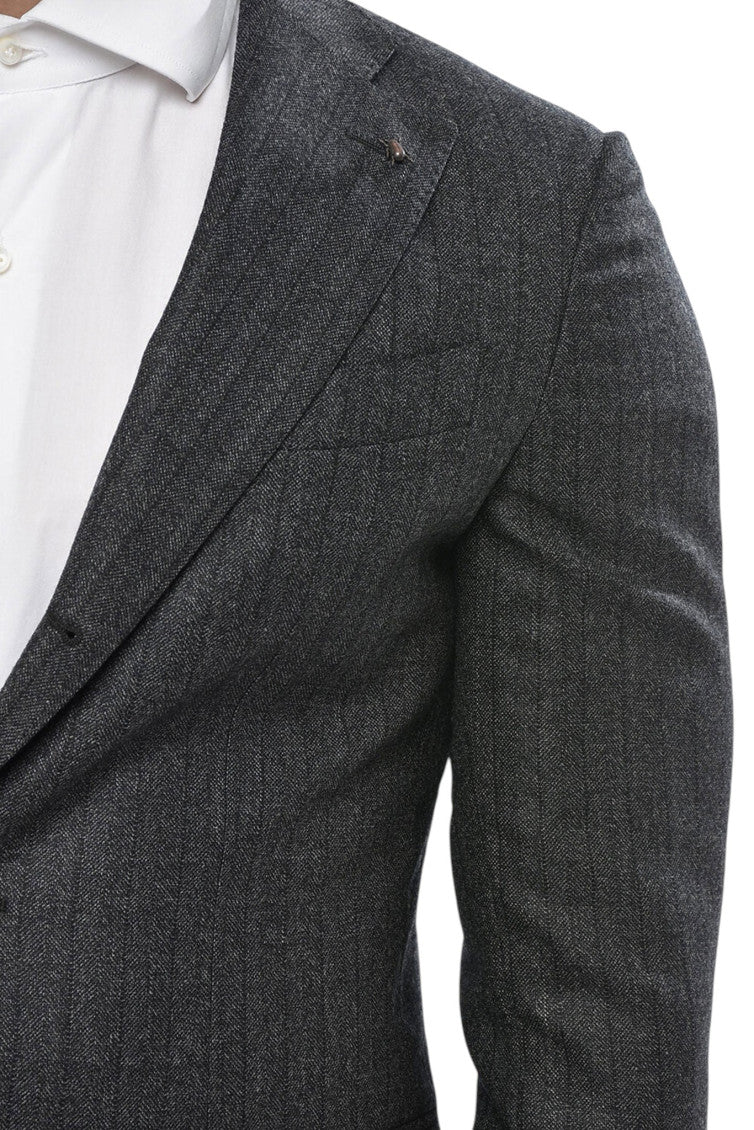 Dark Grey Tailored Blazer 3