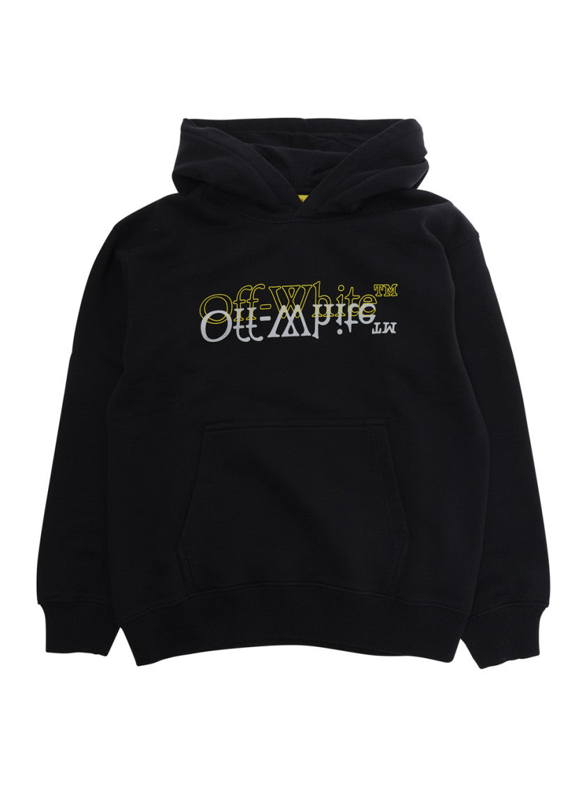 Boys Black Logo Hoodie 1