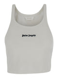 White Classic logo tank top 1