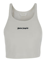 White Classic logo tank top 1