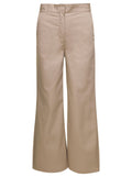 Beige Wide Pants 1