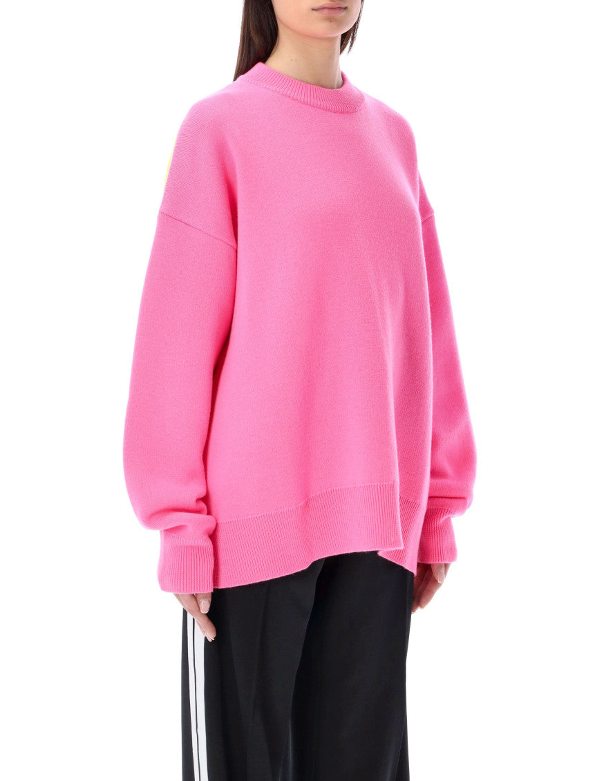 Light Pink Crewneck Oversize Sweatshirt 2