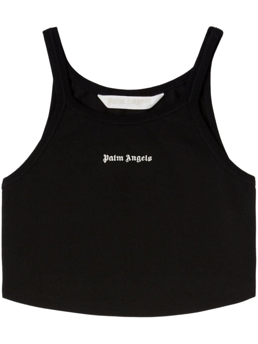 Black Classic logo tank top 1