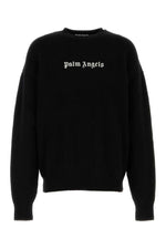 Black Crewneck Logo Sweater 1