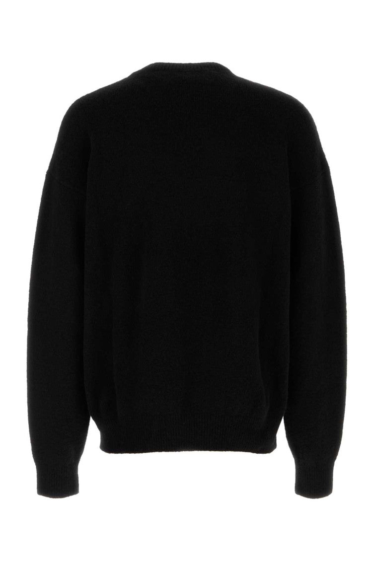 Black Crewneck Logo Sweater 2
