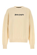 Ivory Crewneck Logo Sweater 1
