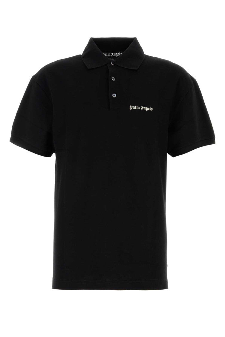 Black Piquet Polo Shirt 1