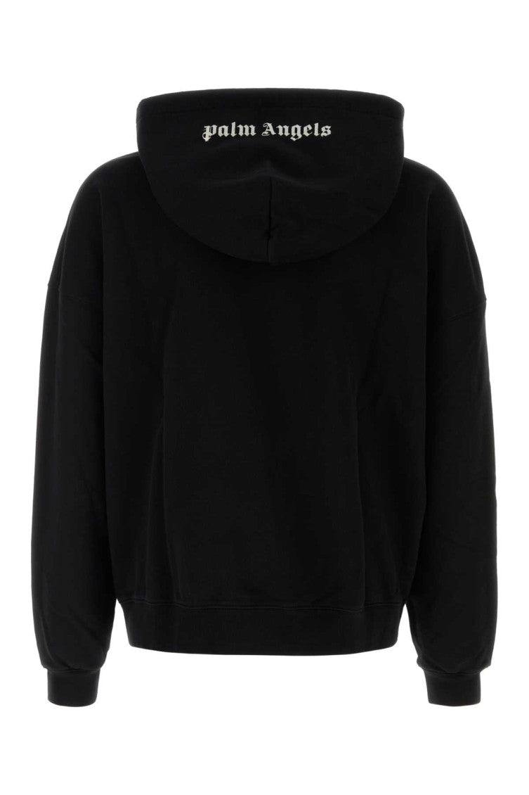 Black Cotton Oversize Sweatshirt 2
