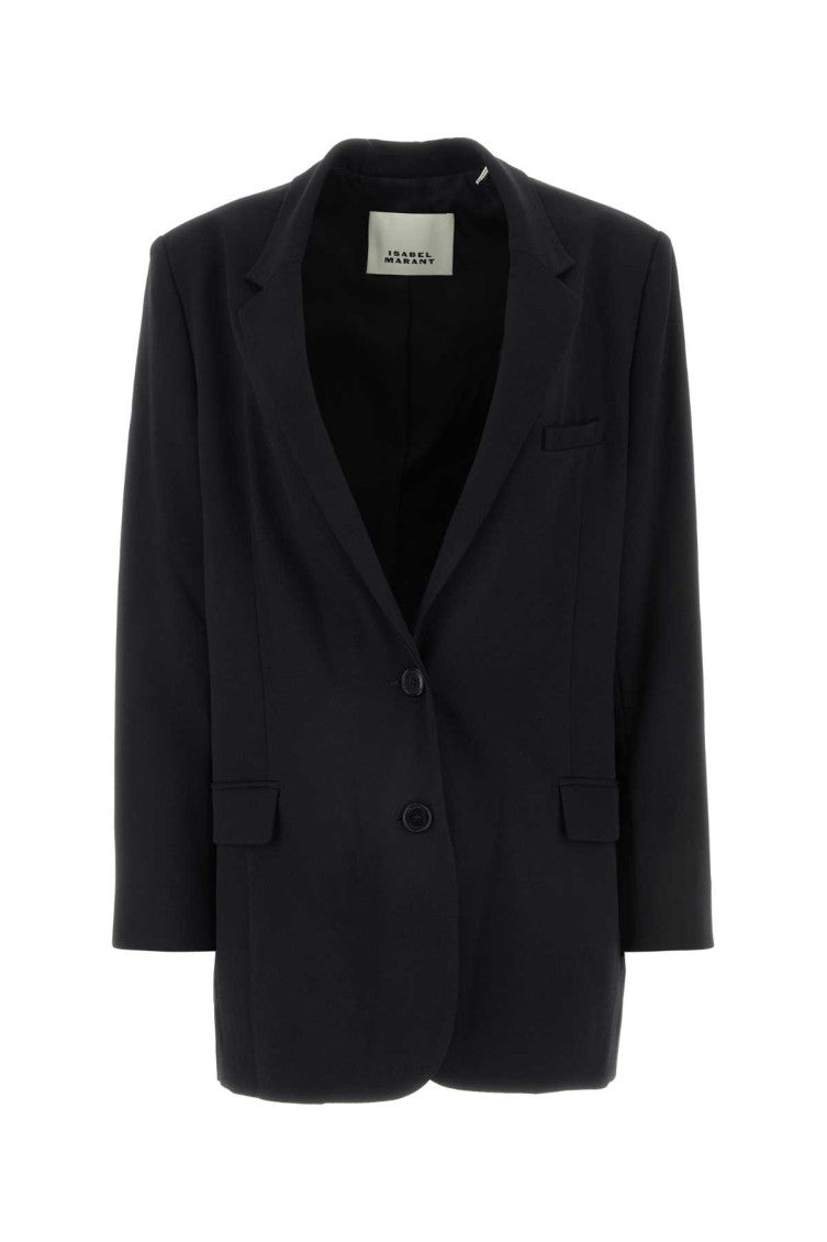Black Single Breasted Blazer 1