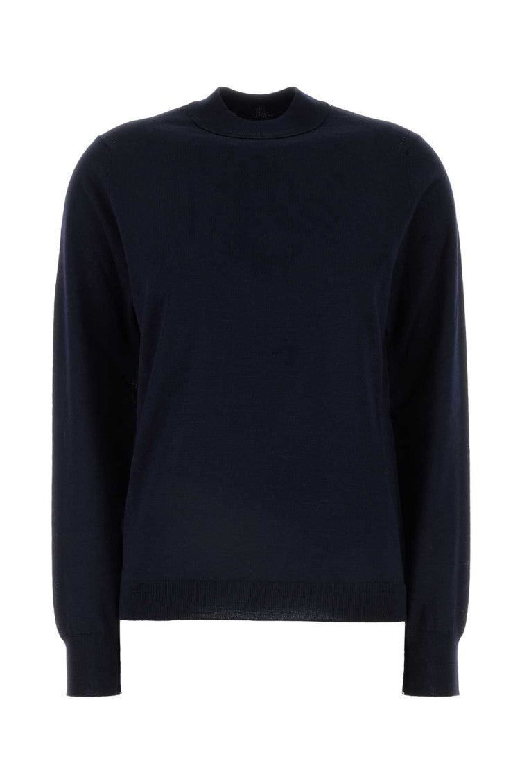 Navy Blue Crewneck Pullover 1