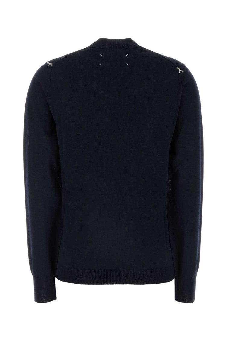 Navy Blue Crewneck Pullover 2